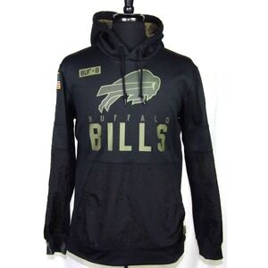Nike Dri-Fit BUFFALO BILLS 2020 On-Field Salute To Service Hoodie Men's Large